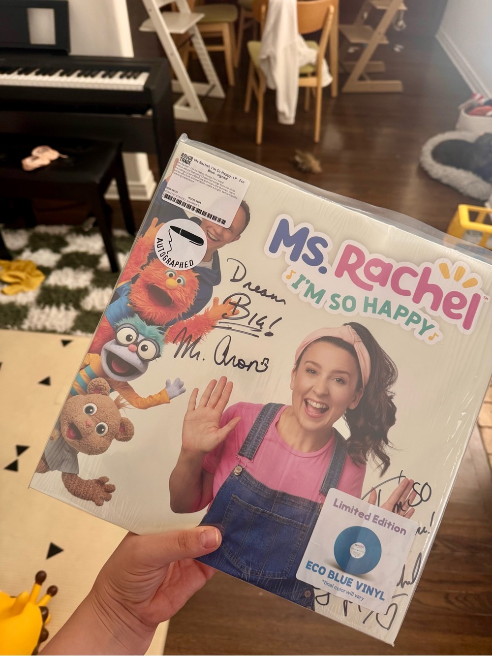 Ms. Rachel Autographed Vinyl (I’m So Happy)